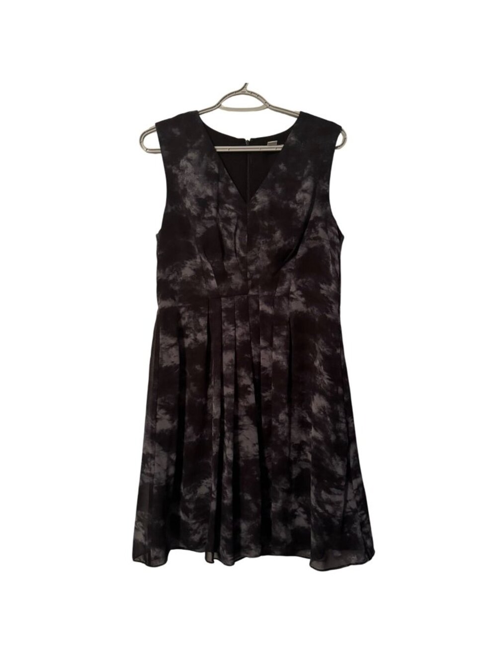 Coldwater Creek Sleeveless Tie-Dye Pleated A-Line Dress Size 12P Dress